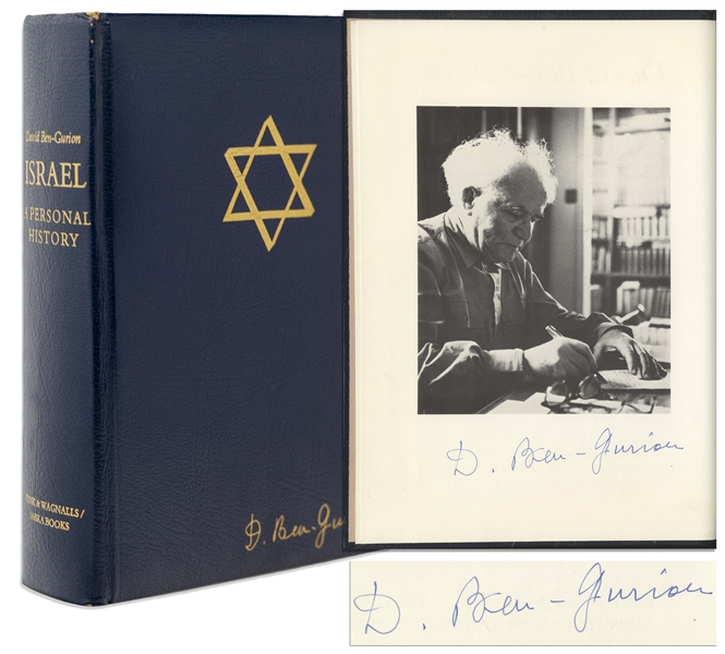 David Ben-Gurion Signed Limited Edition of Israel: A Personal History